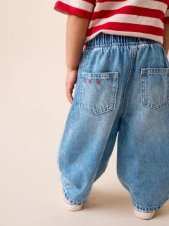 Next Bleu moyen - Jean brodé Galentines (3mois-7ans) Discount