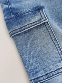 Next Bleu moyen - Jean cargo large extensible confortable (3mois -7ans) Discount