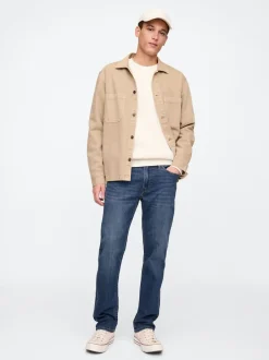 Gap Bleu moyen - Jean droit extensible Discount