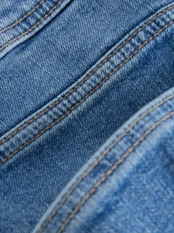 Next Bleu moyen - Jean sablier large stretch taille haute Clearance