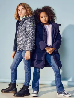 ONLY KIDS Bleu moyen - Jeans de jambe évasée avec taille ajustable Outlet