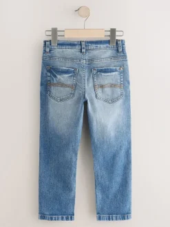 Next - Jeans extensibles (3-17yrs) Bleu moyen Hot