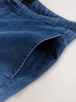 Next Bleu moyen - Joggings jambe large avec poche cœur Outlet