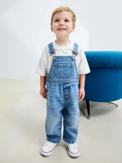Next Bleu moyen - Salopette en denim (3mths-7yrs) Discount
