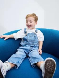 Next Bleu moyen - Salopette en denim (3mths-7yrs) Discount