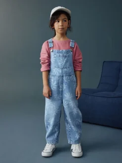 Next Bleu moyen - Salopette imprimée pâquerettes (3-16ans) Discount