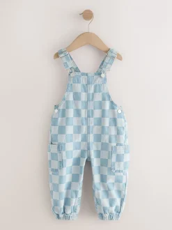Next Bleu moyen - Salopettes à carreaux (3mois-7ans) Hot