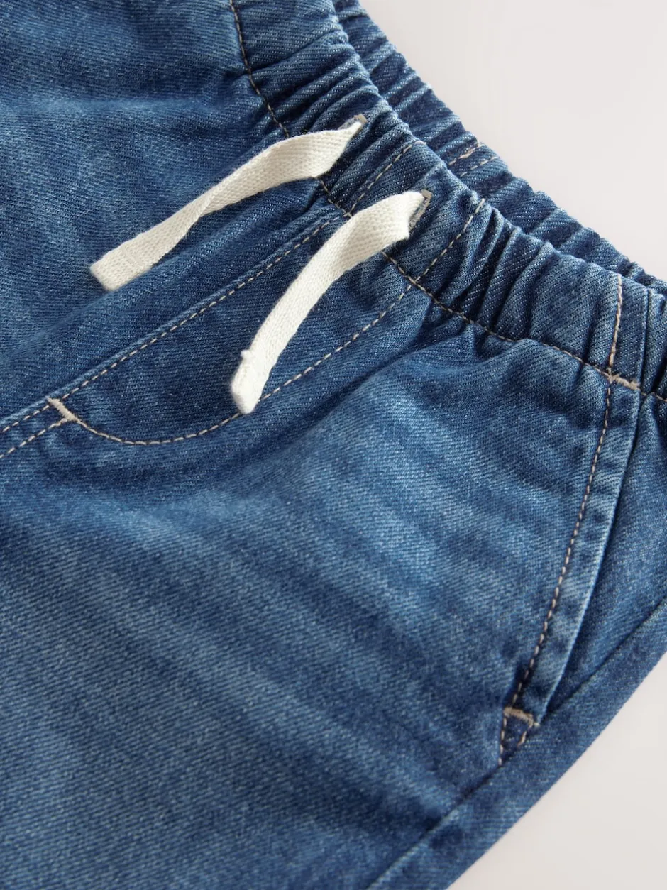 Next Bleu moyen - Short à enfiler (3mois à7ans) New