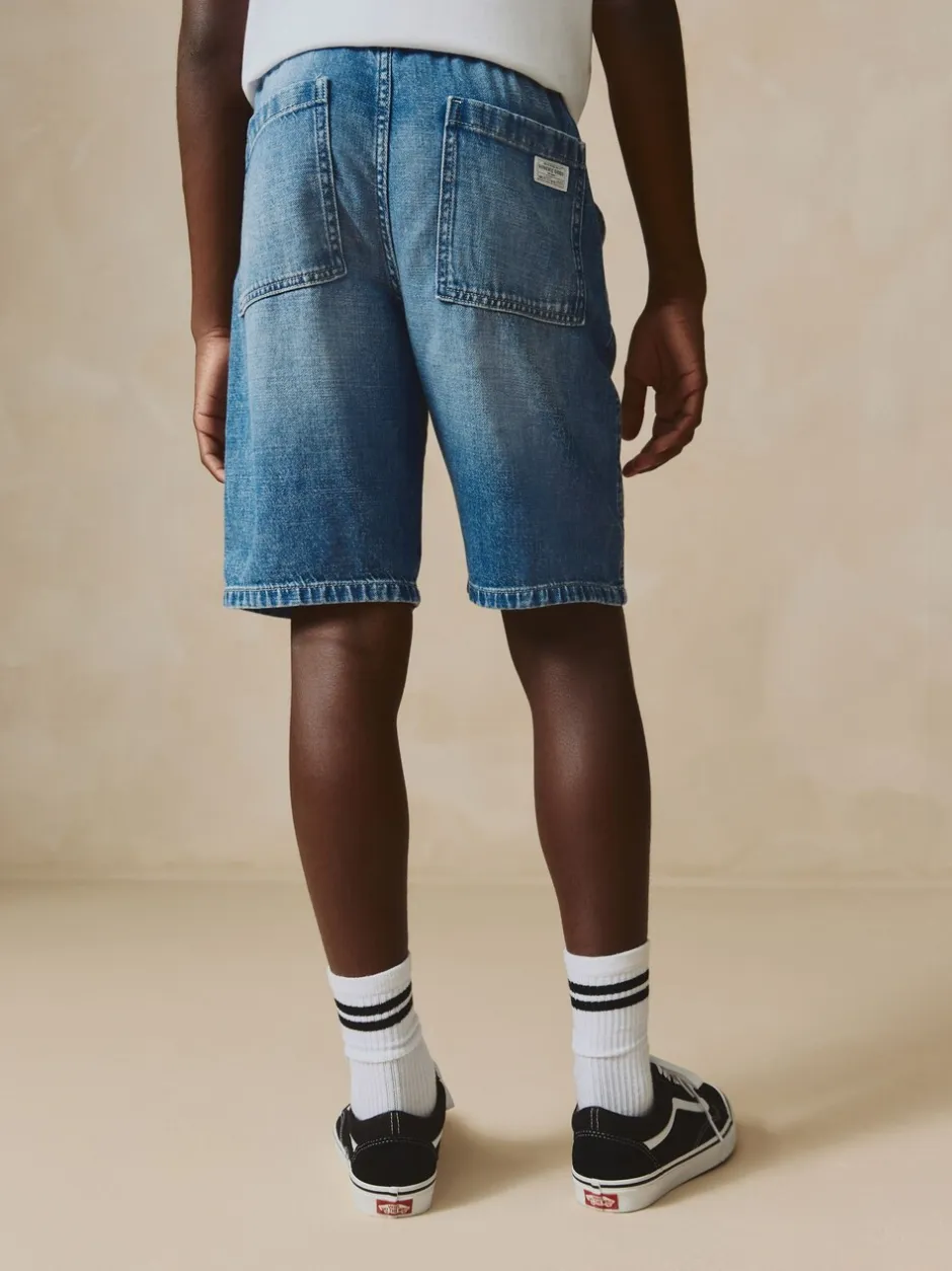 Next Bleu moyen - Short Bermuda Pull On en jean (3-16ans) Online