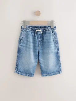Next Bleu moyen - Short Bermuda Pull On en jean (3-16ans) Online