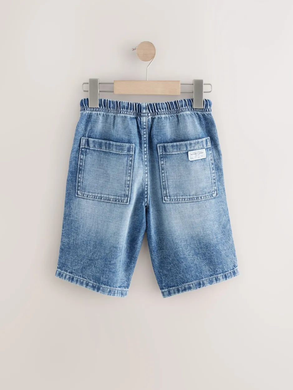 Next Bleu moyen - Short Bermuda Pull On en jean (3-16ans) Online