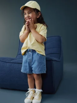 Next Bleu moyen - Short en jean à enfiler (3mois10ans) Best
