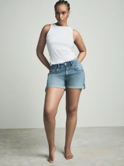 Next Bleu moyen - Short garçon en jean sablier Hot