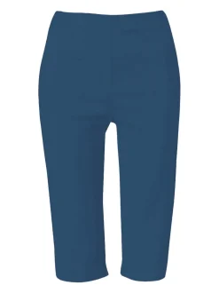 Roman - Short stretch longueur genoux Bleu moyen Clearance