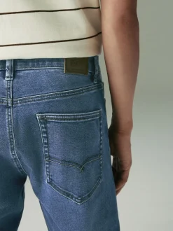 Next - Slim Fit (Slim Fit) - Jean Motionflex Bleu moyen Clearance