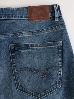 Next Bleu moyen - Slim Fit (Slim Fit) - Signature Selvedge jean Denim Jeans Sale