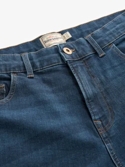 Next - Straight Fit Classic Jeans extensibles Bleu moyen Online