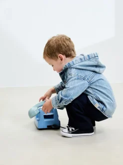 Next Bleu moyen - Surchemise à capuche en jean (3mois7ans) Outlet