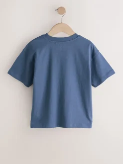 Next - T-shirt Manches courtes (3-16ans) Bleu moyen Best