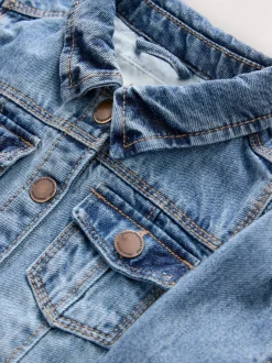 Next Bleu moyen - Veste Denim Western 100% coton (3mths-7yrs)