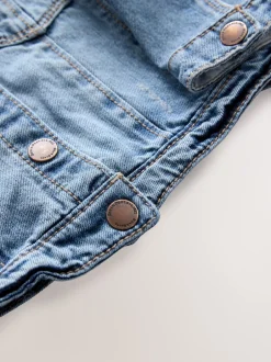 Next Bleu moyen - Veste Denim Western 100% coton (3mths-7yrs)