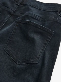 Next - Straight Fit Classic Jeans extensibles Bleu noir New