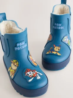 Next Bleu Paw Patrol - Bottines en caoutchouc avec doublure chaude Online