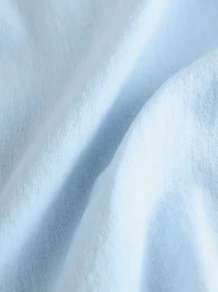 Next - Chemise à manches longues Grandad Collar Lin Mix (3-16yrs) bleu pâle Outlet