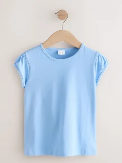 Next - Lot de 2 t-shirts à manches bouffantes (3-16ans) bleu pâle Sale