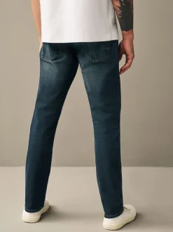 Next - Slim Fit (Slim Fit) - extensible Denim Jeans Bleu profond Sale