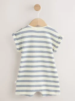 Next Bleu rayé J’aime mon papa - Barboteuse Bébé en jersey