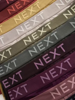 Next - Lot de 10 - Boxers avec ouverture sur le devant Bleu riche/rouge Clearance