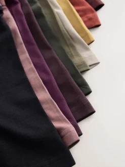 Next - Lot de 10 - Boxers avec ouverture sur le devant Bleu riche/rouge Clearance