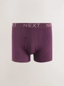 Next - Lot de 10 - Boxers avec ouverture sur le devant Bleu riche/rouge Clearance