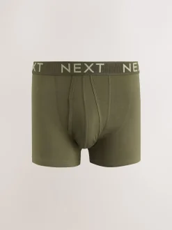 Next - Lot de 10 - Boxers avec ouverture sur le devant Bleu riche/rouge Clearance