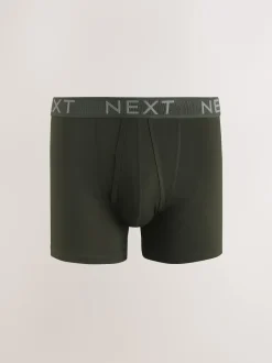 Next - Lot de 10 - Boxers avec ouverture sur le devant Bleu riche/rouge Clearance