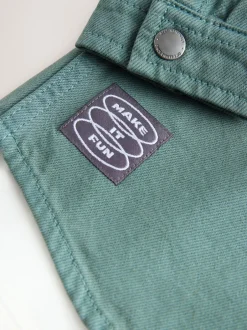 Next Bleu sarcelle foncé - Ensemble surchemise et t-shirt à capuche en sergé (3mois7ans) Best