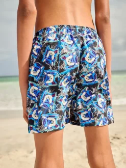 Next - Shorts de bain (3-16yrs) Bleu Sonic Discount
