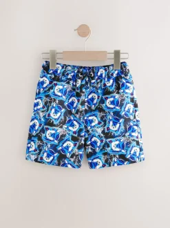 Next - Shorts de bain (3-16yrs) Bleu Sonic Discount