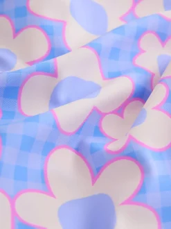 Next - Maillot de bain Sunsafe (3mths-10yrs) Bleu Stampy Fleuri Best