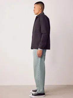 Next Bleu teinte claire - - délavé vintage Denim Jeans Coupe ballon Sale