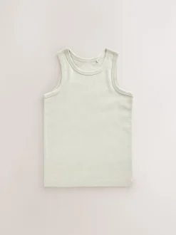 Next - Lot de 5 débardeurs (1.5-16ans) Bleu tonal Outlet