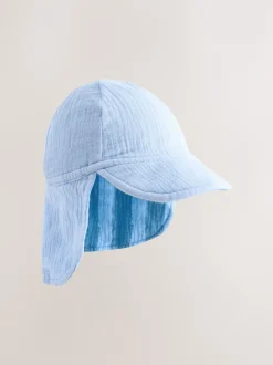 Next Bleu Tonal Rayure - Chapeau d’été légionnaire bébé (0mois-2ans)