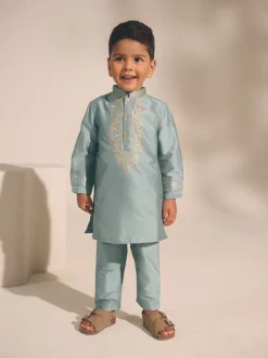 Next - Eid Kurta (3mths-16yrs) Bleu Turqouise Hot