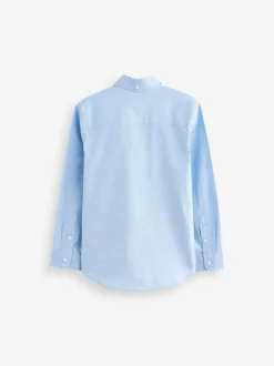 Next - Chemise Oxford (3-16ans) Bleu uni Outlet