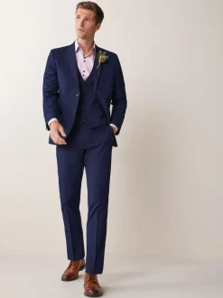 Next bleu vif - - Veste de costume à deux boutons Coupe sur mesure