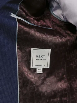 Next bleu vif - - Veste de costume texturée Coupe sur mesure Online
