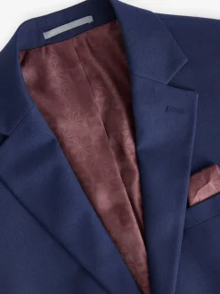 Next bleu vif - - Veste de costume texturée Coupe sur mesure Online