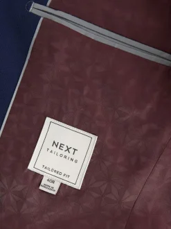 Next bleu vif - - Veste de costume texturée Coupe sur mesure Online
