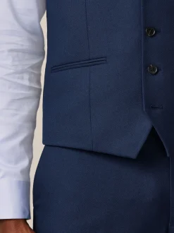 Next - Gilet de costume texturé bleu vif Online